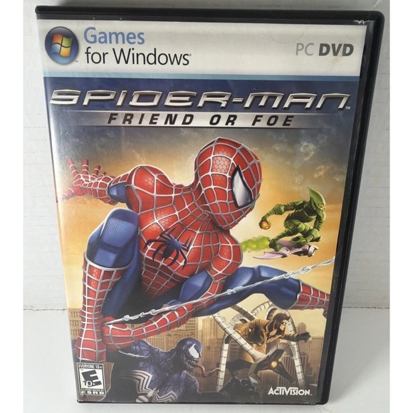 Other - Spider-Man: Friend or Foe (PC, 2007) TESTED Complete In Box W/ Manual CIB
